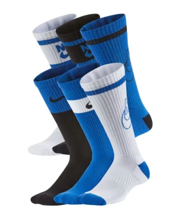 NIKE Crew Junior Casual Socks Multi (6 Pairs)